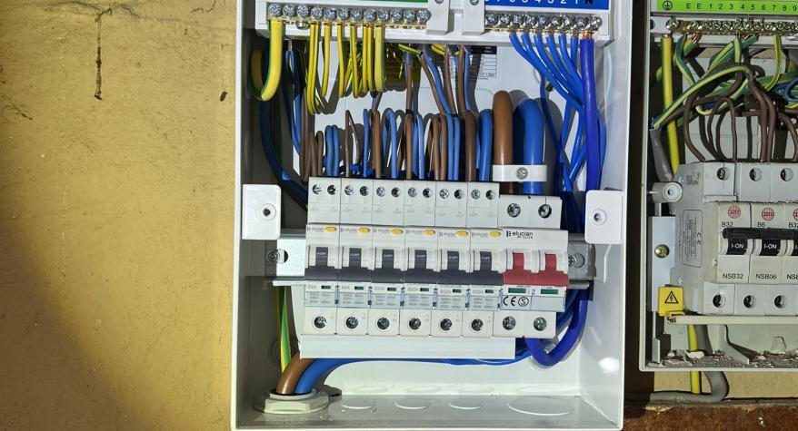 New RCBO fuseboard installed in Bath