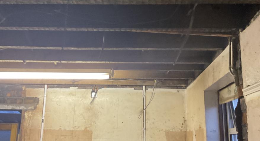 First fix wiring on a partial home rewire in Bath