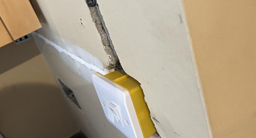 New switches installed on a home rewire in Bath